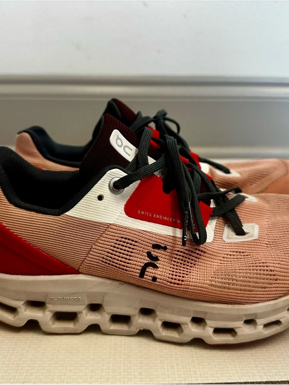 On Cloudstratus 2 Women's Running shoes (Neutral) Rose/Red